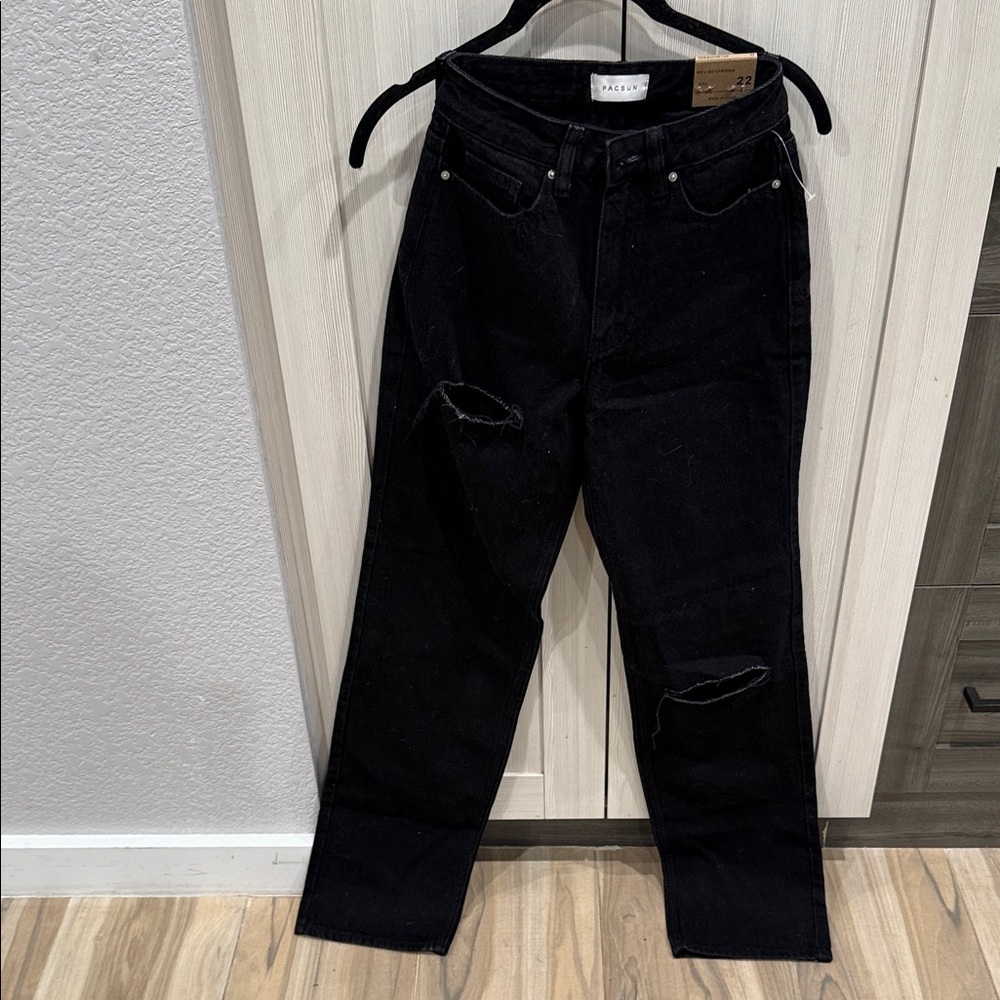 PacSun Black Straight Jeans